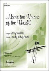 Above the Voices of the World SATB choral sheet music cover